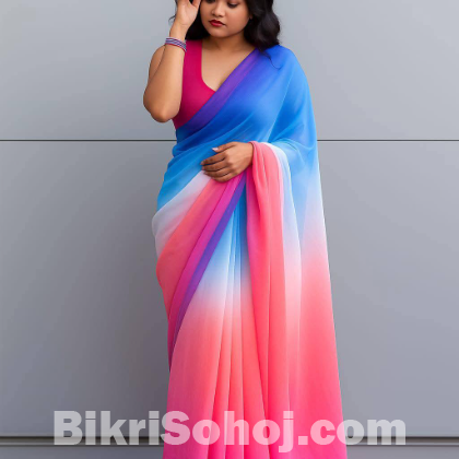 Rongdhonu Georgette sharee